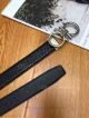 High Quality Salvatore Ferragamo Black Leather Belt - Pewter Gancio Buckle (7)_th.jpg